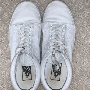 white old school vans